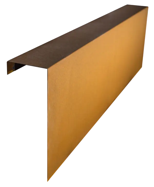Cortenstaal Overzetstuk 1500x450x150mm t.b.v. wallblock