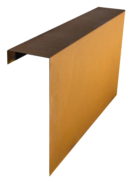 Cortenstaal Overzetstuk 1000x450x120mm t.b.v. wallblock
