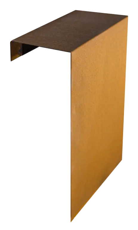Cortenstaal Overzetstuk 500x450x120mm t.b.v. wallblock