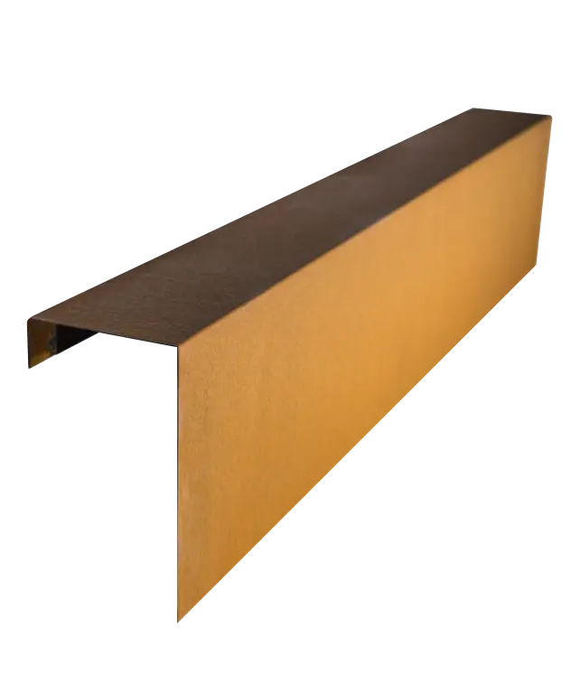 Cortenstaal Overzetstuk 1500x300x150mm t.b.v. wallblock