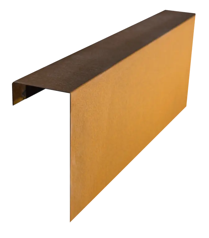 Cortenstaal Overzetstuk 1000x300x120mm t.b.v. wallblock