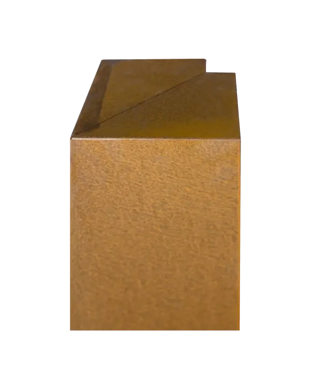 Cortenstaal Overzetstuk Hoek 170/170x300x120mm t.b.v. wallblock