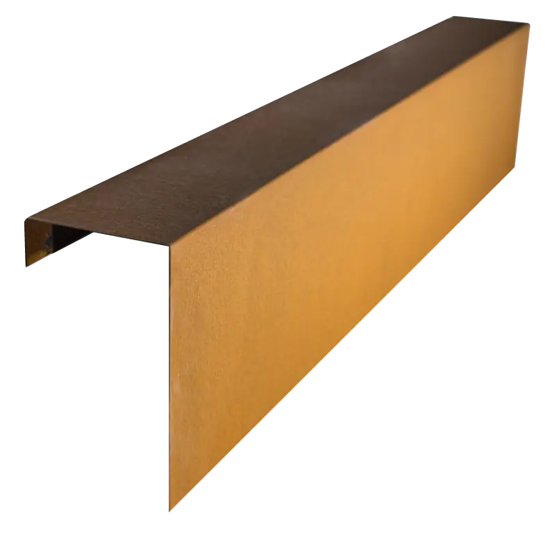 Cortenstaal Overzetstuk 1500x300x120mm t.b.v. wallblock