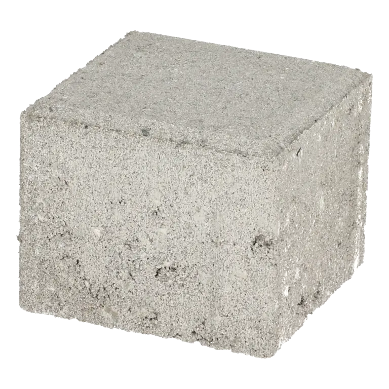 Halve Betonstraatsteen Ecotop Base 10,5x10,5x8cm Grijs