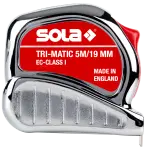 SOLA Rolbandmaat 25mm Tri-Matic TM 10m