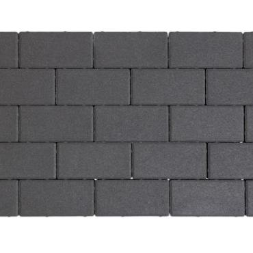 Design brick 8 cm black mini facet komo