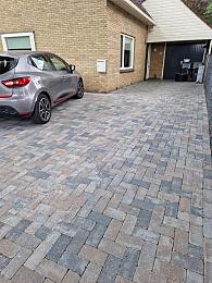 Antieke trommel betonstraatsteen 6 cm oud drachten