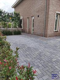 Betonstraatsteen 8 cm grijs/zwart komo