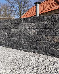 Splitrock trommel 32x13x11 cm antraciet