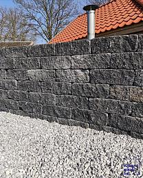 Splitrock trommel 32x13x11 cm antraciet