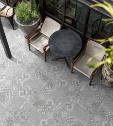 GeoCeramica® 60x60x4 Mosaik Grey