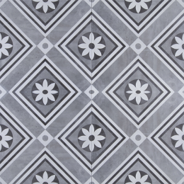 GeoCeramica® 60x60x4 Concreet Flower dec