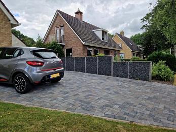 Antieke trommel betonstraatsteen 6 cm oud drachten