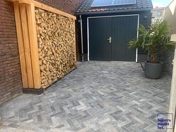 Antieke trommel dikformaat 8 cm oud drachten