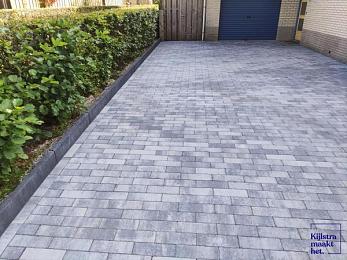 Patio longstone 7 cm nero/grey