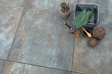 GeoCeramica® 80x80x4 Copper Steel