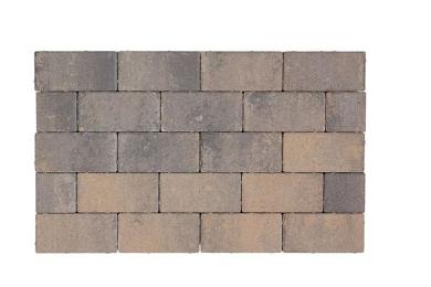 Design brick 8 cm glad grigio camello mini facet