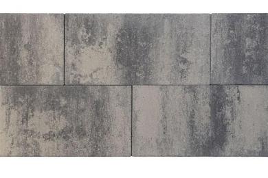 Patio square 60x30x5 cm nero/grey