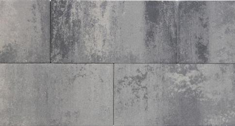 H2O square nero/grey emotion 60x30x5 cm