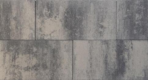 Patio square 60x30x5 cm nero/grey