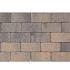 Design brick 8 cm glad grigio camello mini facet