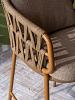 Biarritz high dining chair amber with 2 cushions