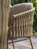 Molina dining chair amber with 2 cushions