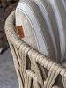 Beverly dining chair latte with 2 cushions