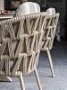 Beverly dining chair latte with 2 cushions