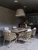 Beverly dining chair latte with 2 cushions