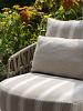 Beverly living chair latte with 3 cushions