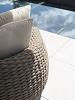 Maxime 3 seater bench terre with 3 cushions