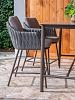 Cannes high dining chair terre with 2 cushions