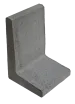 L-element 60x40x40x8cm Grijs
