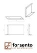 Plantenbak Module+ Parallel paneel  (E) 90x56 L