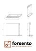 Plantenbak Module+ Parallel paneel (E) 60x56 R