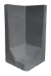 Hoek L-element 80x40x40cm Antraciet