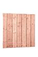 Douglas plankenscherm FB brede plank 180x180 18mm RVS geschroefd