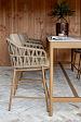 Biarritz high dining chair amber with 2 cushions