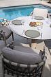 Piacenza dining chair latte with 2 cushions