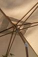 Azzurro 300 cm. Ø Woodlook frame -Sand