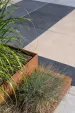 Flexline Borderrand Cortenstaal 24cm lengte 216cm incl. 5 grondnagels en verbindingsset