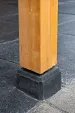 Berton©-poer recht antraciet M16-bus 15x15x60cm