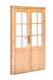 Douglas deur Dubbele deur B1596xH2001mm sponningmaat