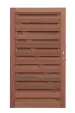 Keruing Elegant poort met slot 100x180cm incl. aanslaglat Premium FSC100%