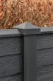 Beton-afdekpet Reest Antraciet Gecoat diamantkop 14x14x5cm tussenmodel