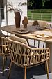Biarritz dining chair amber with 2 cushions