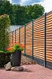 Tuinscherm Prinsenbeek, bangkirai hardhout, RVS-geschroefd, 40-planks (36+4) 180 x 180 cm