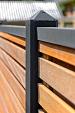 Tuinscherm Prinsenbeek, bangkirai hardhout, RVS-geschroefd, 40-planks (36+4) 180 x 180 cm