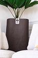 Rondello Vase 90 - Ash Brown
